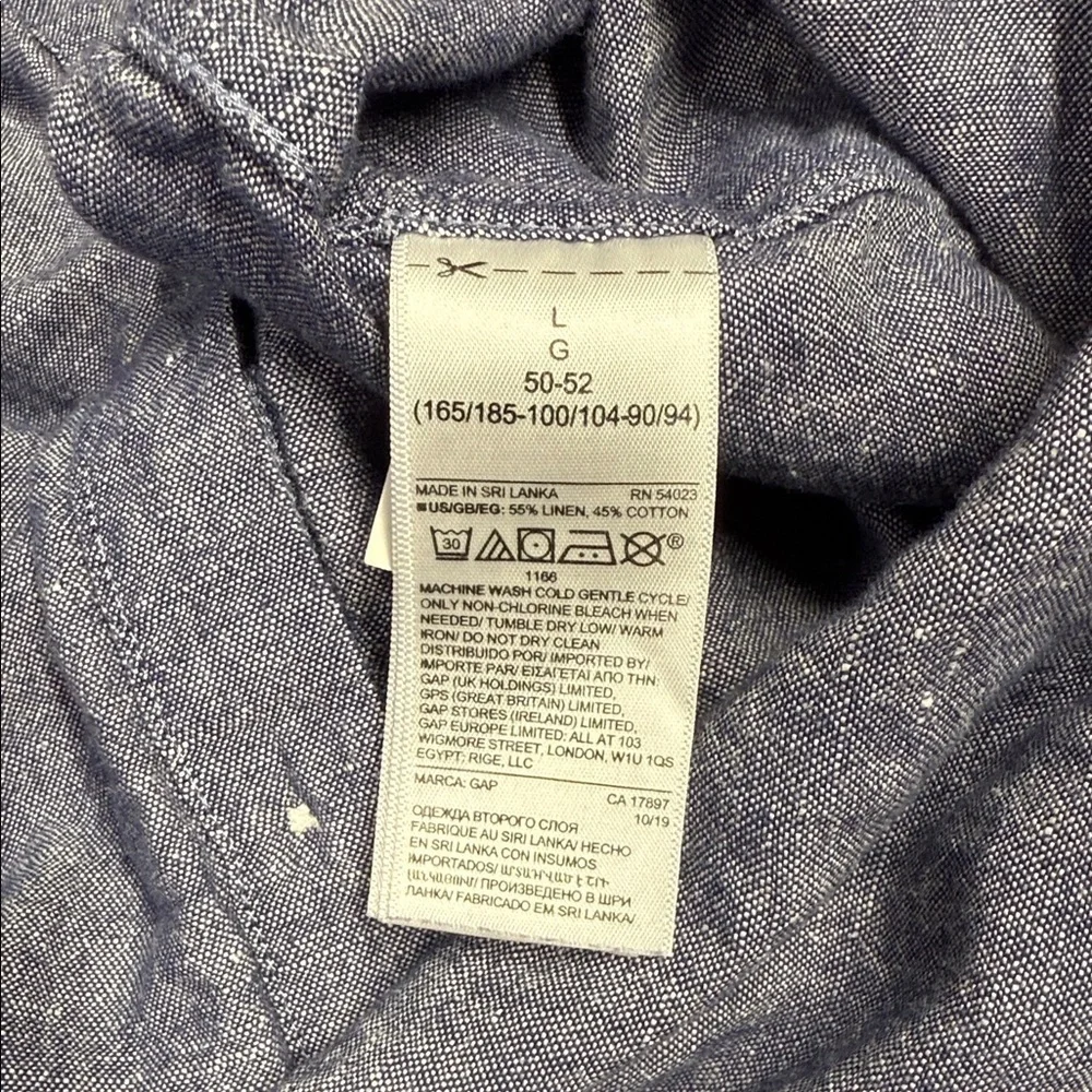 GAP Kids Blue Button Down Shirt